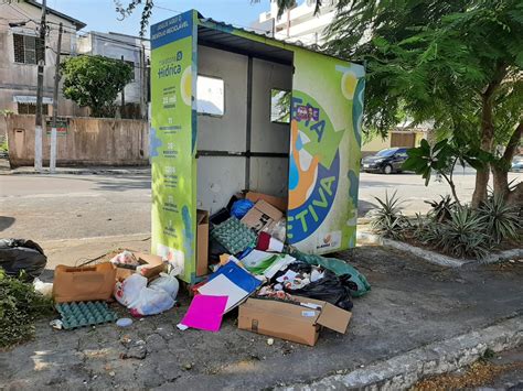 Vandalismo A Pontos De Descarte De Material Recicl Vel Prejudica