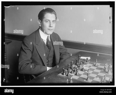 Capablanca Jose R Cuban Chess Player World Champion Stock Photo Alamy