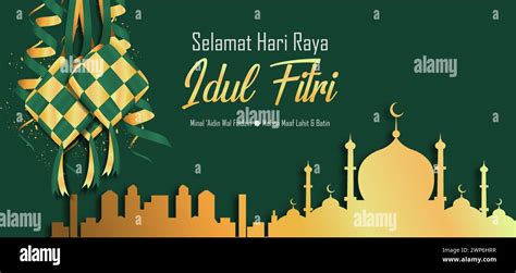 Selamat Hari Raya Idul Fitri Meaning Happy Eid Mubarak For Moslem