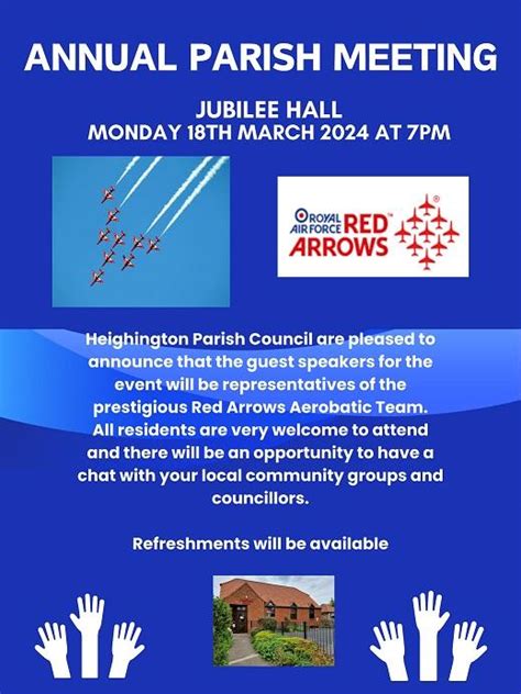 Annual Parish Meeting Heighington Parish Council