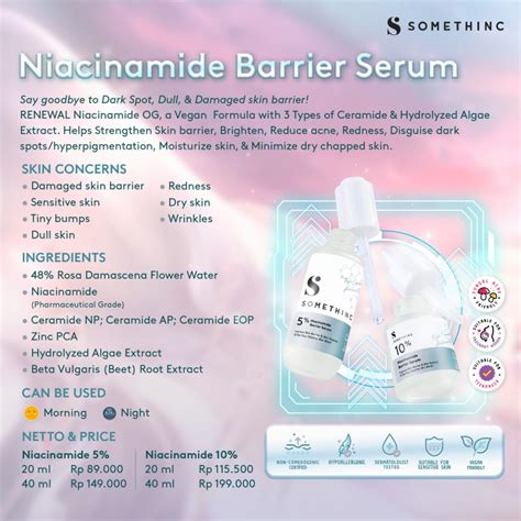 Somethinc Niacinamide Barrier Serum Ml Dan Ml