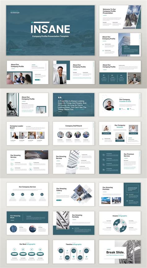 Company Profile Powerpoint Template 27 Slides Company Profile