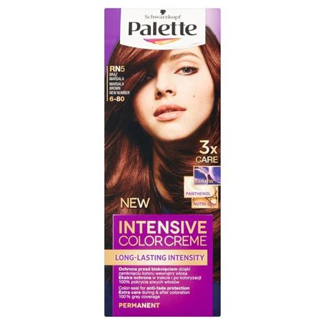 Kreminiai plaukų dažai Schwarzkopf Palette Intensive Color Creme RN5