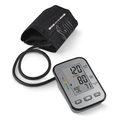 The Talking Blood Pressure Arm Monitor Hammacher Schlemmer