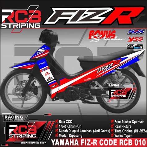 Jual Decal Fiz R Full Body Decal F1zr Stiker Fiz R Variasi Decal Fizr