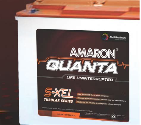 Amaron Battery Ah Price Buy Amaron Quanta S Xel Tubular Ah