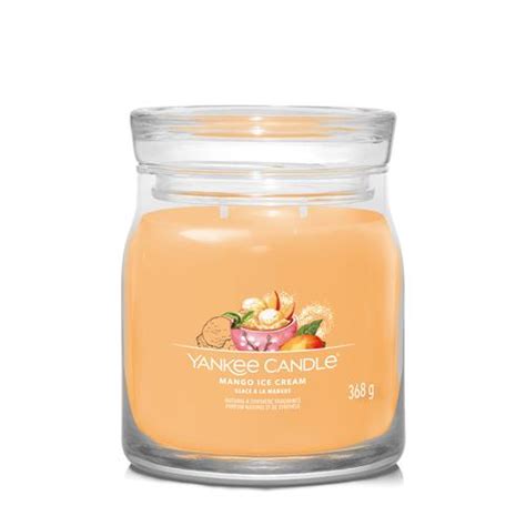 Yankee Candle Mango Ice Cream Signature Medium Jar Kiesgeurig