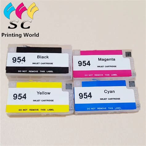 954 954xl Refillable Ink Cartridge For Hp 954 954 Xl Or Officejet Pro 7740 8210 8710 8720