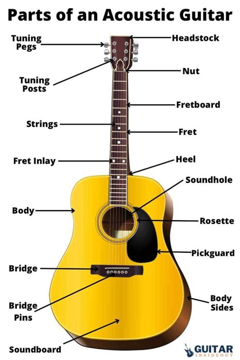 Parts Of A Guitar It S Anatomy Explained Guitar Inside Out