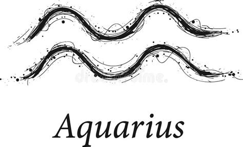 Aquarius Astrology Horoscope Prediction Banner Stock Vector Illustration Of Mythology Banner