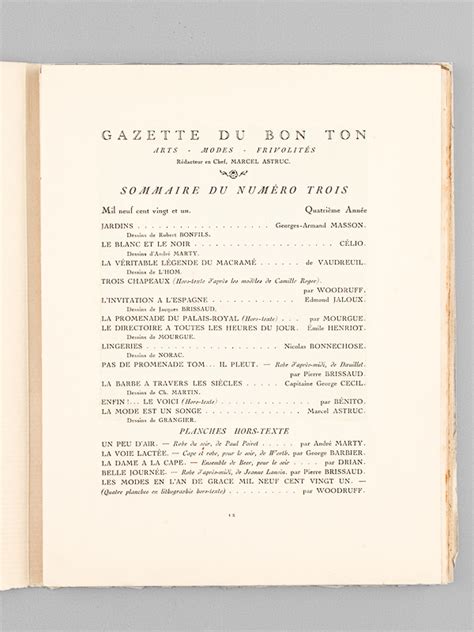 Gazette Du Bon Ton Art Modes Frivolit S Ann E E Ann E