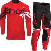 Thor Pulse Cube Motocross Jersey Pants Red White Kit New