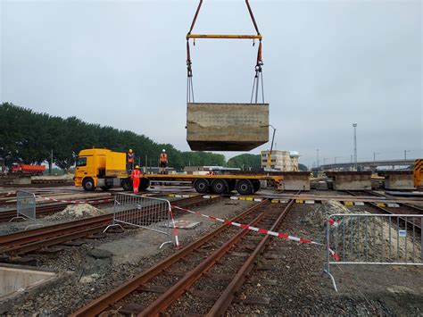 M J Van Riel B V At Kijfhoek Marshalling Yard For Strukton Rail