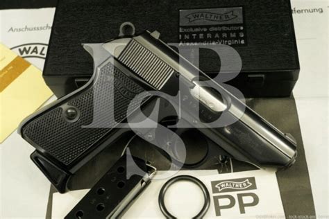 Walther W Germany Interarms Ppk S Ppk S Mm Kurz Semi Auto Pistol