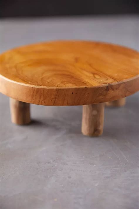 Teak Plant Stand Short Terrain