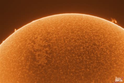 Ar2768 And Prominences In H Alpha R Astrophotography