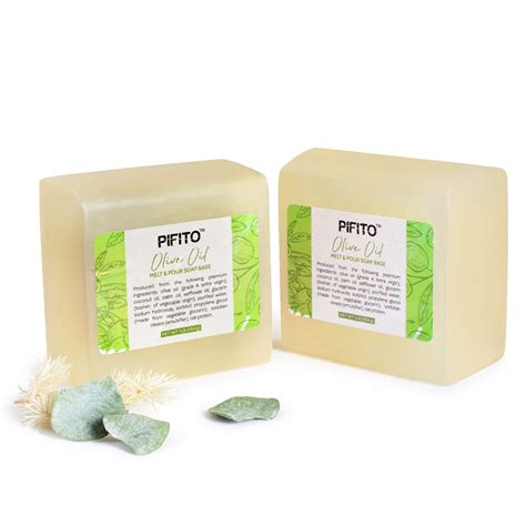 Pifito Olive Oil Melt And Pour Soap Base 2 Lb │ Premium 100 Natural