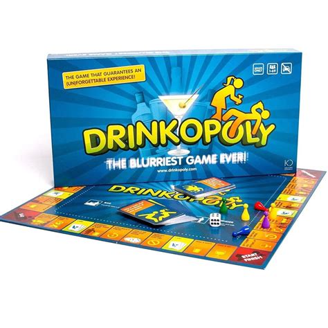 Drinkopoly Party Game Board Game — Poggers