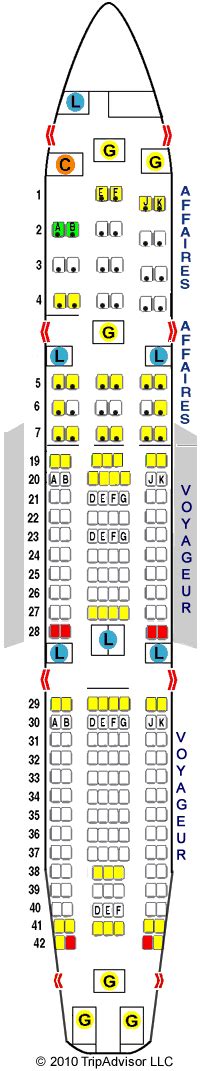 SeatGuru Seat Map Air France