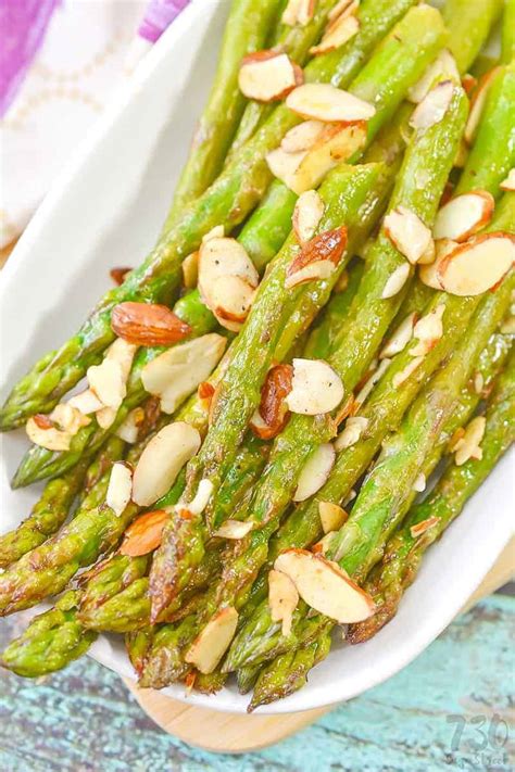 Low Carb Asparagus Almondine Sauteed Asparagus Recipe 730 Sage Street