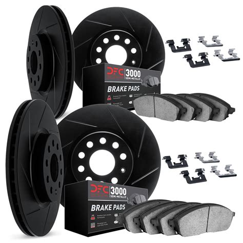 Dynamic Friction Company 3114 42022 Slotted Brake Rotors With 3000