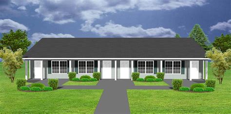 Quadplex Plans 4 Plex Plans Fourplex With Owners Unit Quadplex