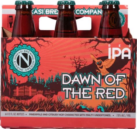 Ninkasi Brewing Company Dawn Of The Red Ipa Craft Beer 6 Bottles 12