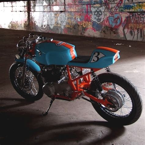 Honda 550 Cafe Racer | Gulf Oil Livery - Combustible Contraptions