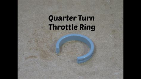 Fabricate 14 Turn Throttle Ring Youtube