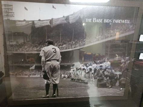 The Babe Bids Farewell Framed Print Trice Auctions
