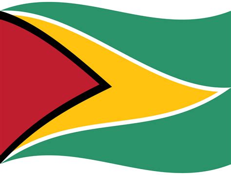 Guyana Flag Wave Guyana Flag Flag Of Guyana 27292176 Png