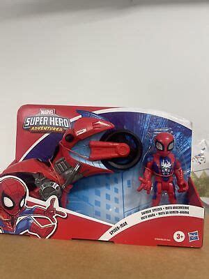 NIP Marvel Super Hero Adventures Spider Man Swingin Speeder Playskool