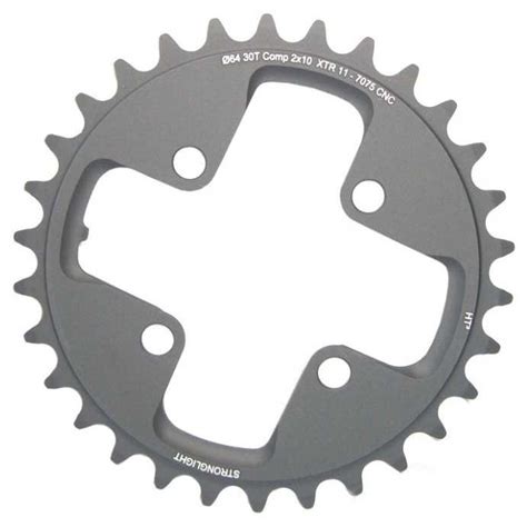 Stronglight Ht Interior B Shimano Xtr M Bcd Chainring Silver