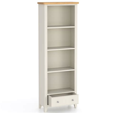 Aria Painted Large Bookcase Made With Oak