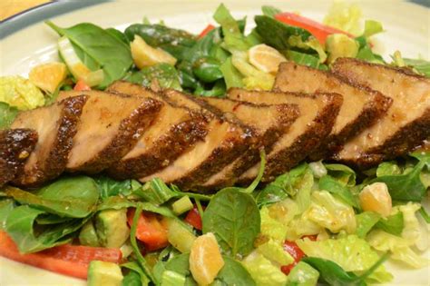 Island Pork Tenderloin Optional Salad Recipe