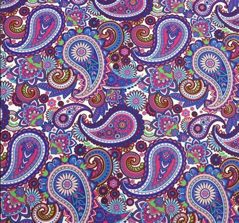 Purple Paisley Fabric By The Yard Paisley Upholstery Lilac Etsy