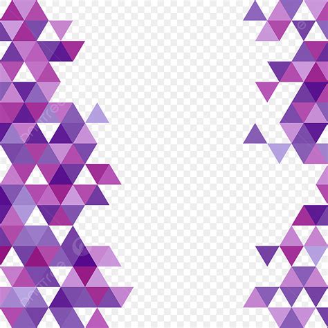 Geometric Triangle Clipart Hd PNG Purple Mosaic Abstract Geometric