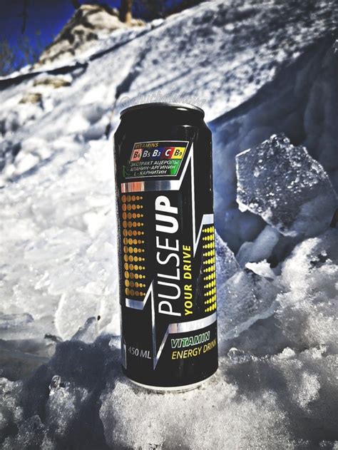 Pulse Up Your Drive energy drink 450ml 🇷🇺 Энергетик Пульсар Чёрный ...