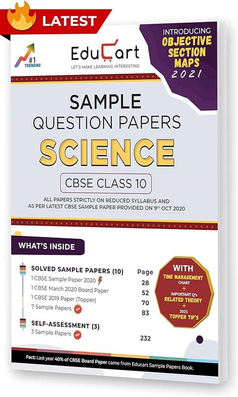 Educart CBSE Sample Paper Class 10 Science For 2023 24 46 OFF