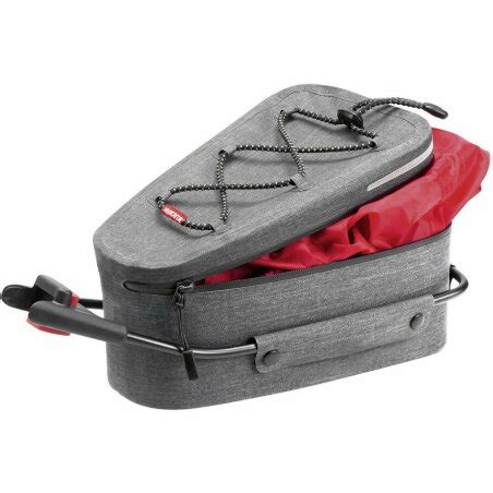 Klickfix Contour Satteltasche Waterproof L Grau