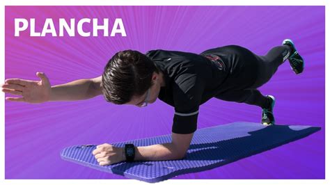 Plancha estática con 3 apoyos Core abdominal YouTube