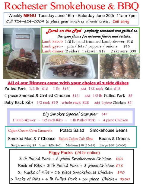 Rochester Smokehouse And Bbq Facebook