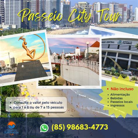 City Tour Privativo Em Fortaleza Horas De Cultura E Hist Ria