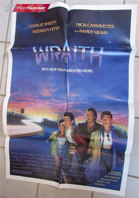 Wraith Original One Sheet Movie Poster 1986 Charlie Sheen – RonSusser.com
