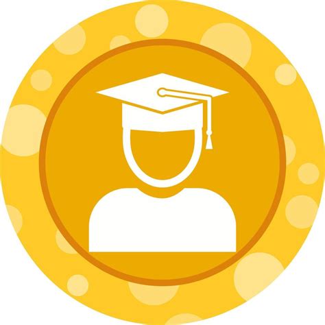 Beautiful Graduate Glyph Vector Icon 17510228 Vector Art At Vecteezy