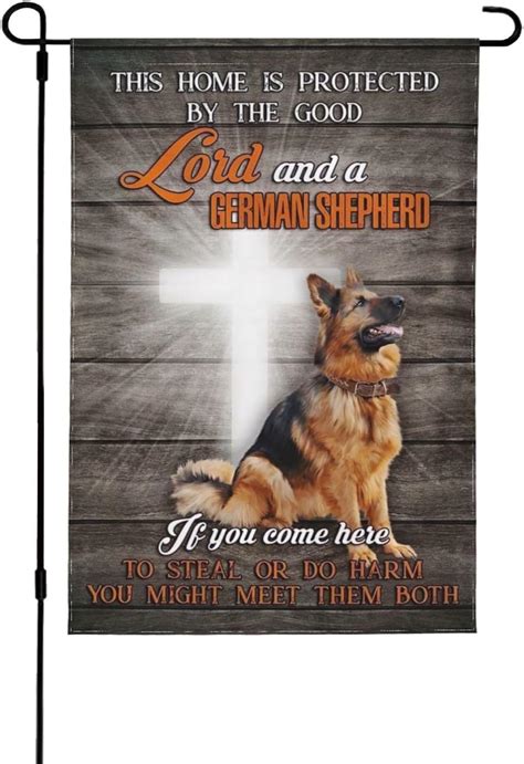 Amazon This Home Is Protected By The Good Lord And A German