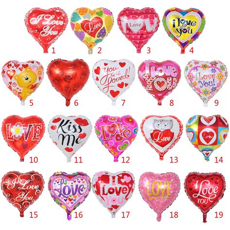 Inch Inflatable Air Ballons Heart Shape Helium Balloon Wedding