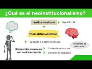 El Enfoque De La Teor A Neoinstitucionalista En La Econom A De Mercado