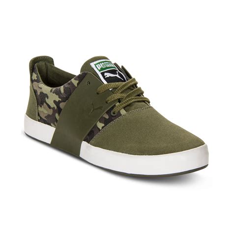 Puma El Ace 3 Camo Sneakers In Forest Night Green For Men Lyst