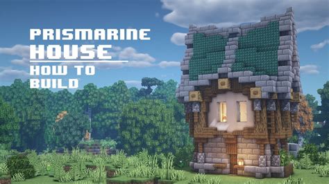 Minecraft How To Build Dark Prismarine House Youtube